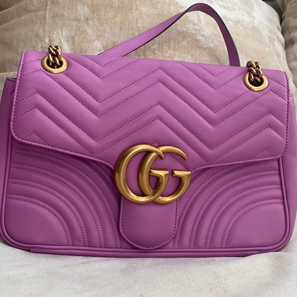 COPY - Large pink Gucci marmot bag